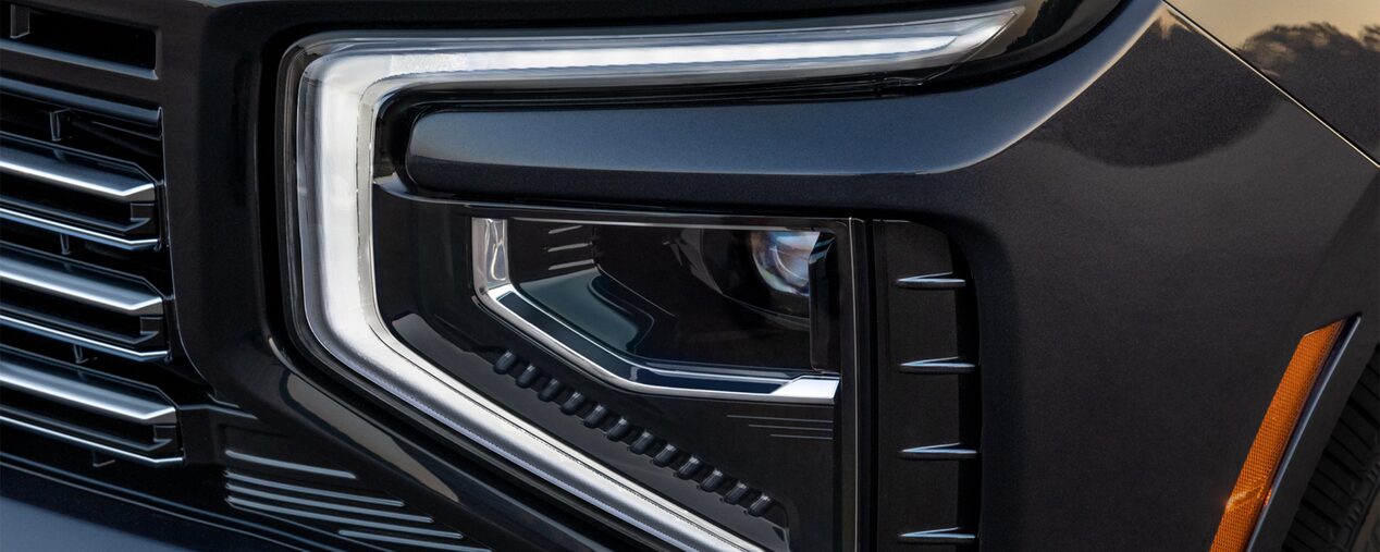 Close-up view of the LED Headlamps  the 2025 Chevrolet Suburban SUV