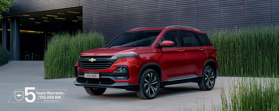 2025 Chevrolet Captiva Photography: Exterior Static 3/4 Front Urban
