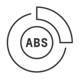 Transparent ABS icon