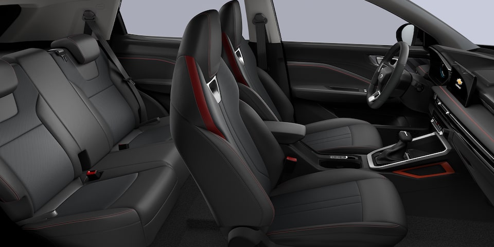 Interior shot of the seats of the new 2026 Chevrolet Groove