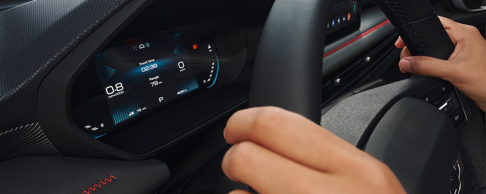 Close-up of the Infotainment Touchscreen of a 2026 Chevrolet Groove