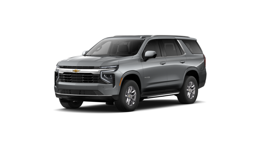 Front Three-Quarters of 2026 Tahoe SUV in Sterling Gray Metallic