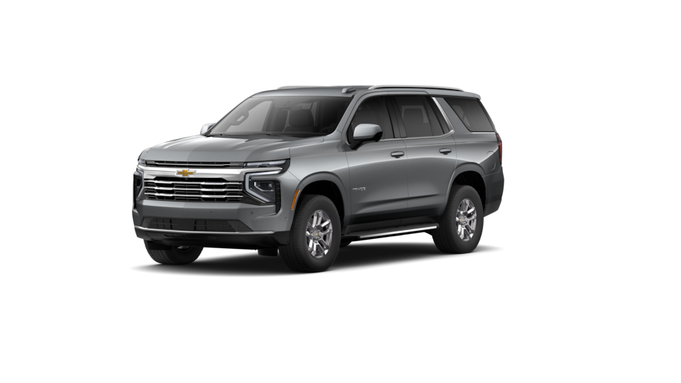 Front Three-Quarters of 2026 Tahoe SUV in Sterling Gray Metallic