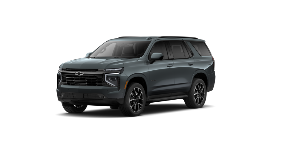 Front Three-Quarters of 2026 Tahoe SUV in Cypress Grey