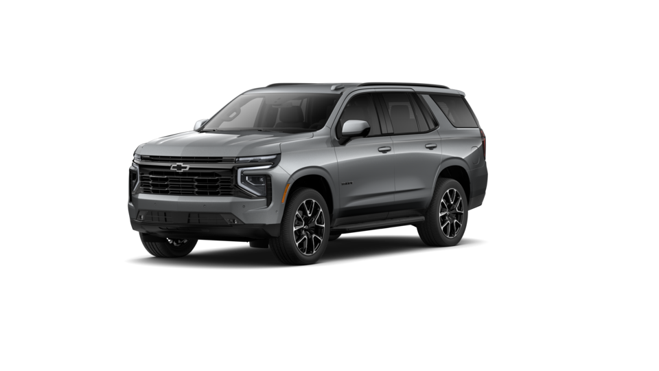 Front Three-Quarters of 2026 Tahoe SUV in Sterling Gray Metallic