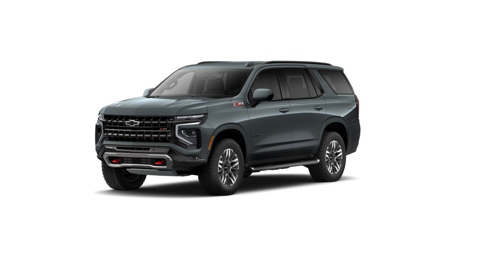 Front Three-Quarters of 2026 Tahoe SUV in Cypress Grey