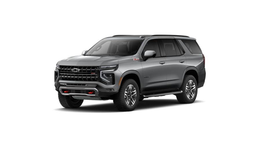Front Three-Quarters of 2026 Tahoe SUV in Sterling Gray Metallic