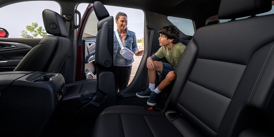 Third Row Seating Inside the 2024 Chevy Traverse