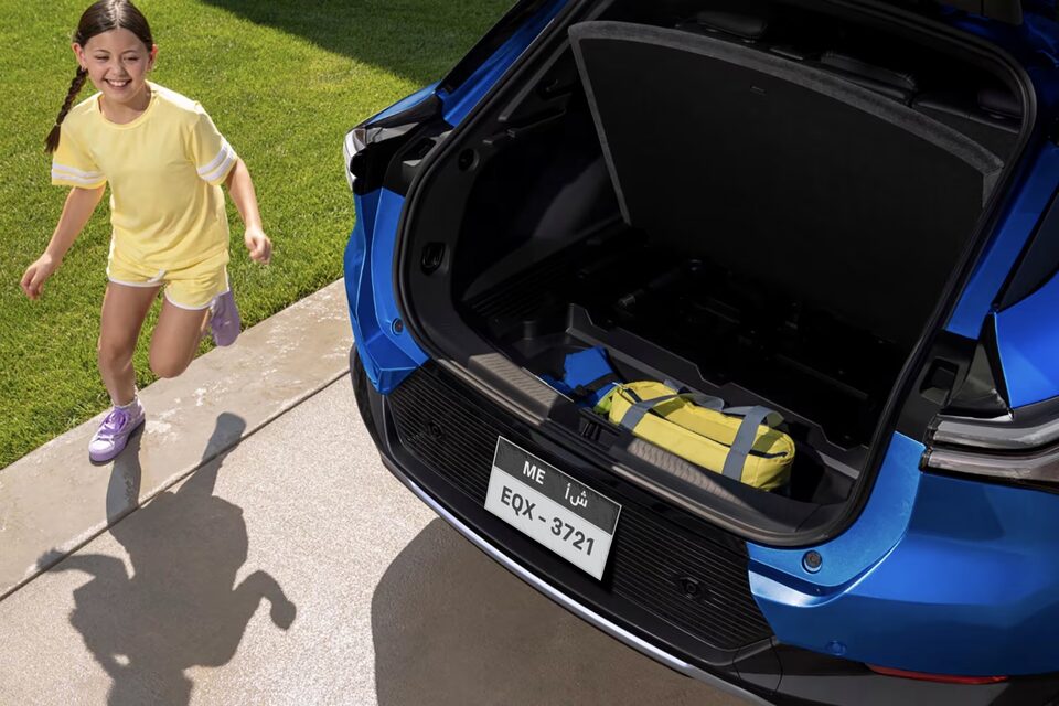 Top view of Trunk open on 2025 Equinox EV