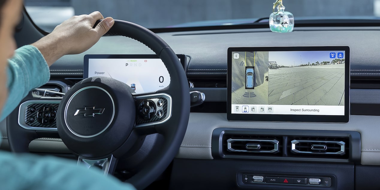 10.1-inch infotainment touchscreen with 360 camera & rear vision and parking assist.