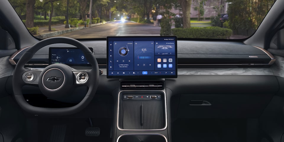 Interior shot of the new 2026 Chevrolet Captiva EV