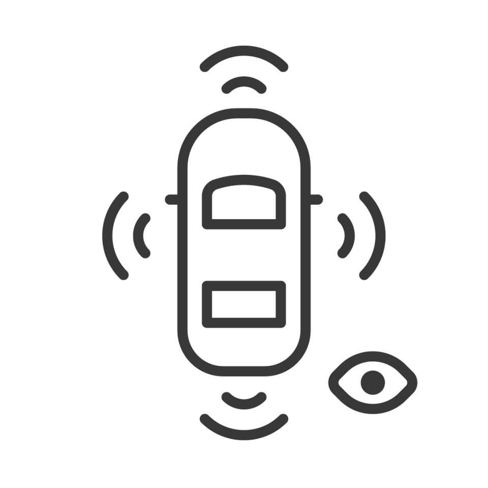 Transparent Surround Vision Icon