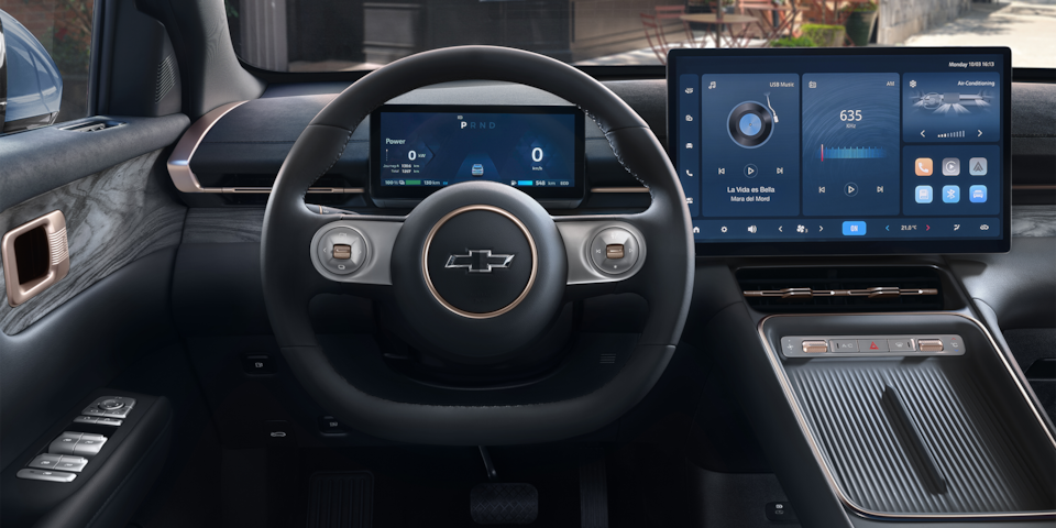 Interior shot of the new 2026 Chevrolet Captiva PHEV