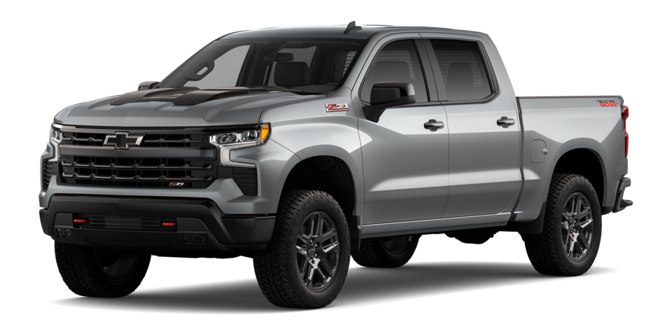 Chevrolet Silverado Silver Ice Metallic Trail Boss