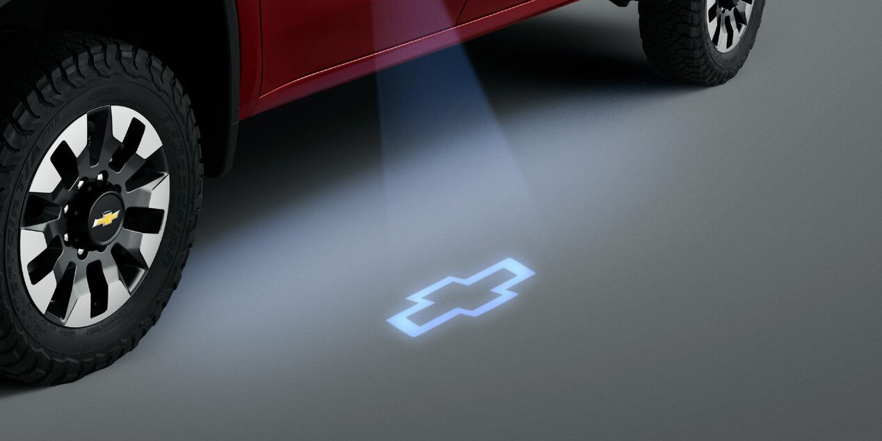 Proyectores de emblema Chevrolet para espejos