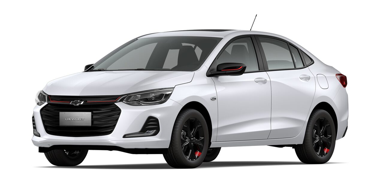 Chevrolet Onix 2026, sedán deportivo en color blanco