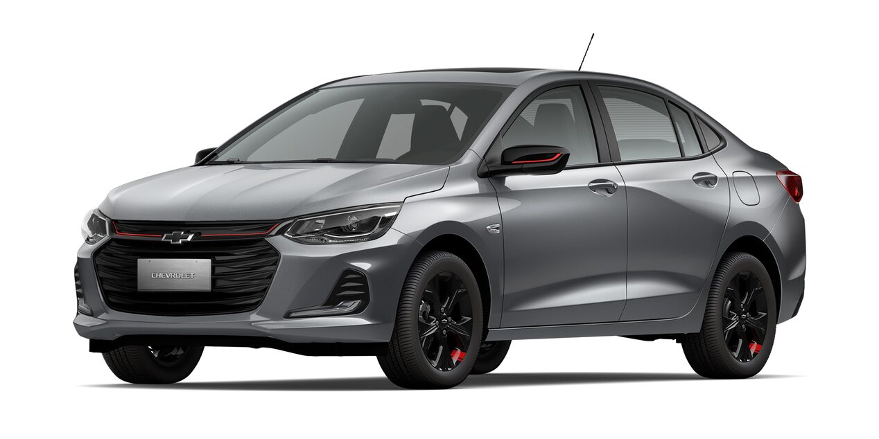 Chevrolet Onix 2026, sedán deportivo en color gris platino