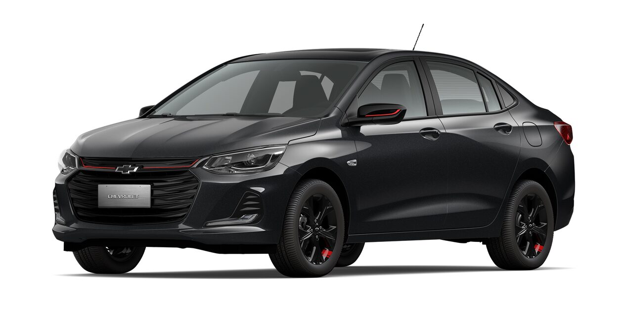 Chevrolet Onix 2026, sedán deportivo en color negro