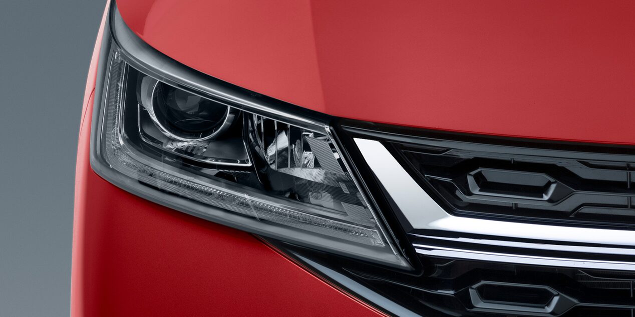 Luces LED de uso diurno (DRL) con luz direccional integrada para el nuevo Chevrolet Aveo 2026