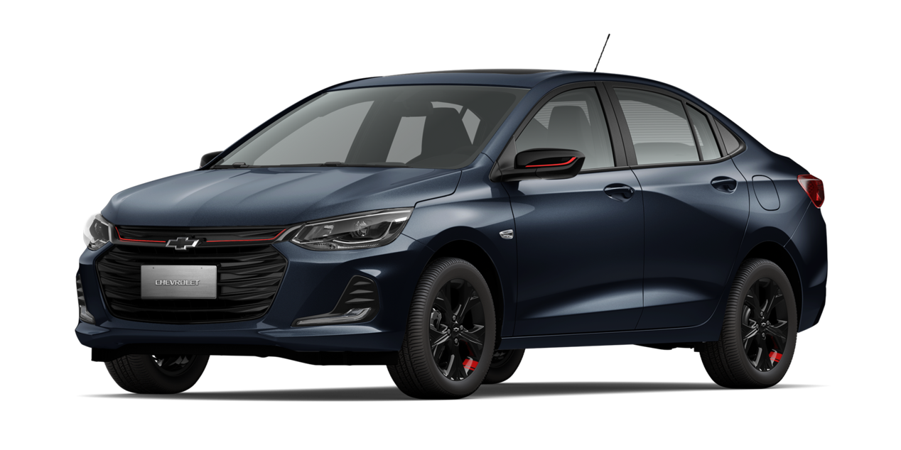 Chevrolet Onix 2026, sedán deportivo en color azul oxford