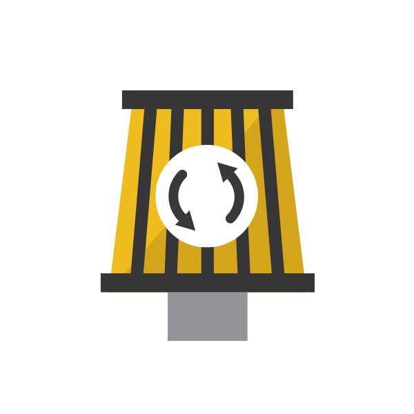 Imagen de reemplazo de filtro de servicio de mantenimiento integrado Chevrolet