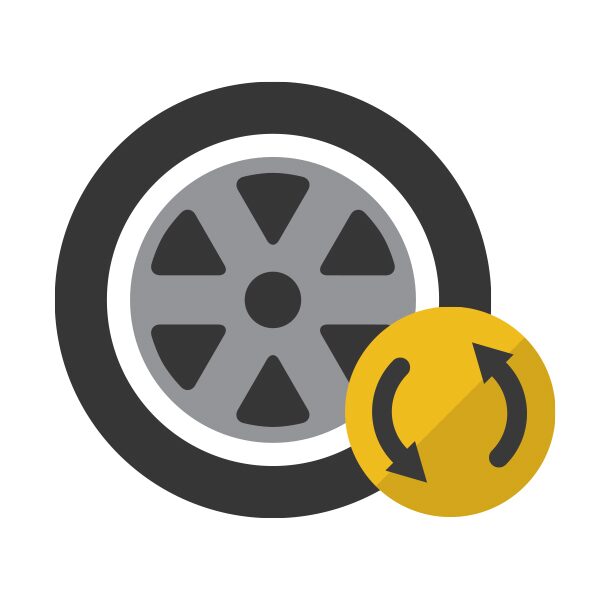 Imagen de rotación de llantas de servicio de mantenimiento integrado Chevrolet