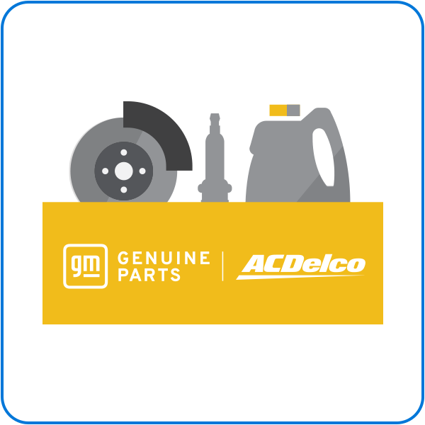 Uso de refacciones originales GM genuine Parts y ACDelco