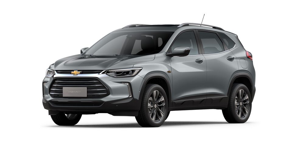 Chevrolet Tracker 2025 en color Plata Eléctrico