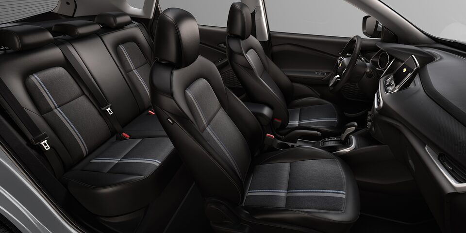 Chevrolet Tracker, mejor SUV con interior Tela/Vinipiel Negro