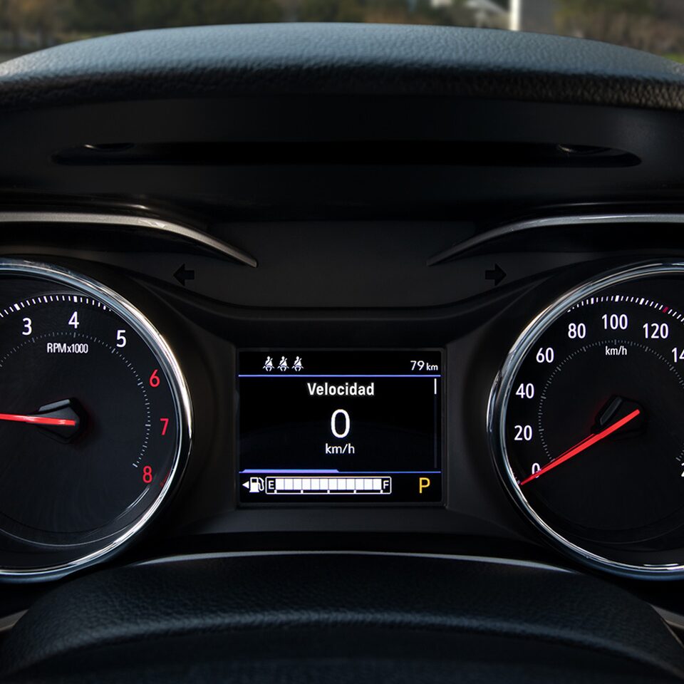 Chevrolet Tracker 2025 clúster de 3.5 pulgadas multicolor