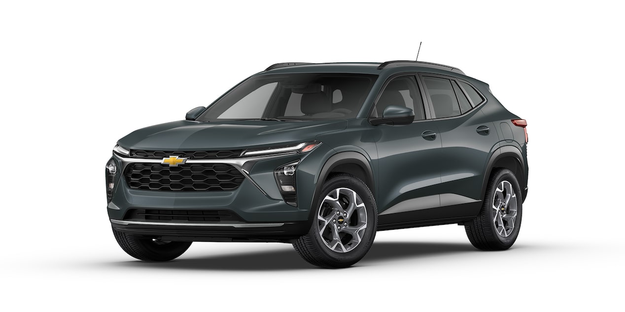 Elige tu nueva Chevrolet Trax 2025, tu SUV deportiva urbana urbana en moderno color Gris Egeo