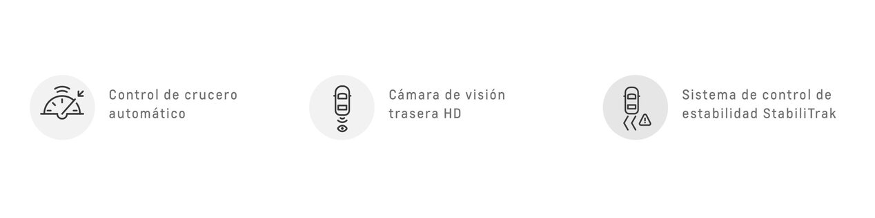 Los moderrnos sistemas de seguridad de tu Chevrolet Trax 2025, te ayudan a conducir protegiendo a pasajeros y peatones