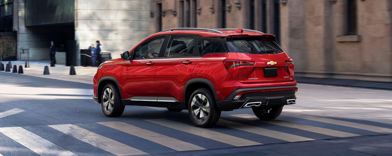 Chevrolet Captiva ICE equipada con potente motor turbo 1.5L.