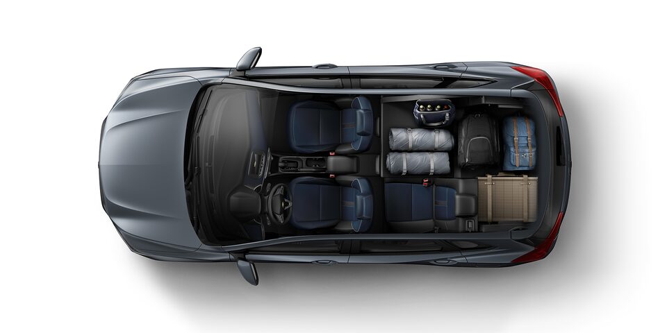 Chevrolet SUV diseñada con todas las comodidades y espacio suficiente para 5 pasajeros.