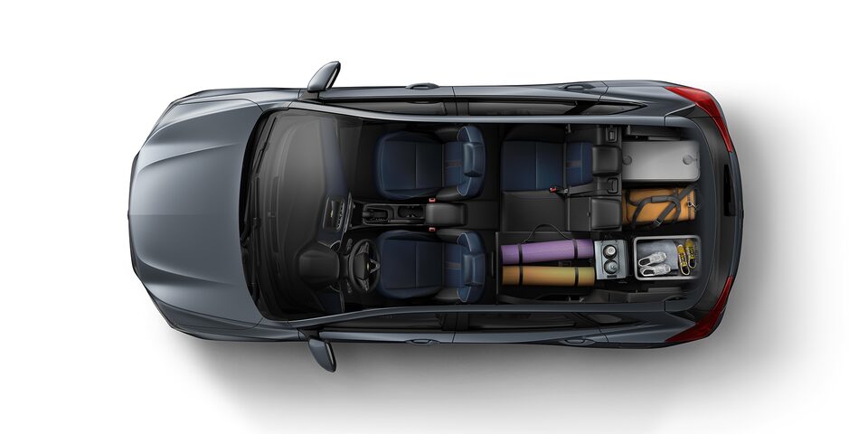 Chevrolet SUV diseñada con todas las comodidades y espacio suficiente para 5 pasajeros.