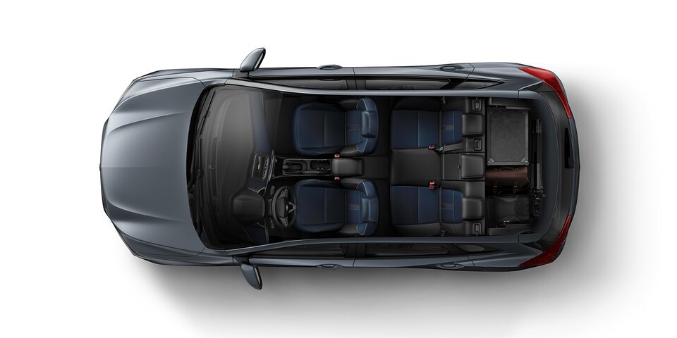 Chevrolet SUV diseñada con todas las comodidades y espacio suficiente para 5 pasajeros.
