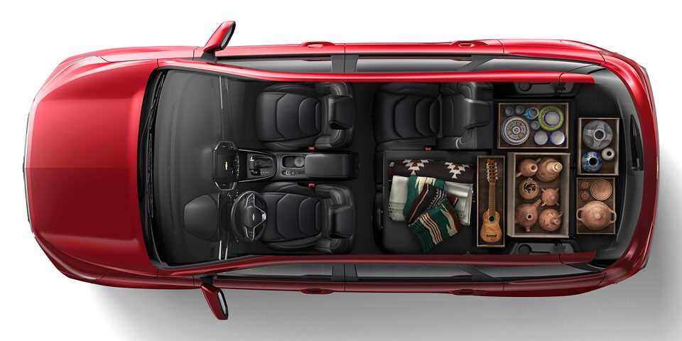 Chevrolet SUV diseñada con máximo confort y espacio suficiente para 7 pasajeros.