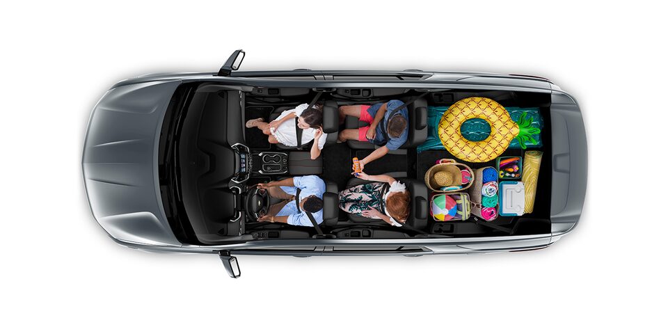 Chevrolet SUV ideal para familias numerosas, con espacio suficiente hasta para 8 pasajeros.