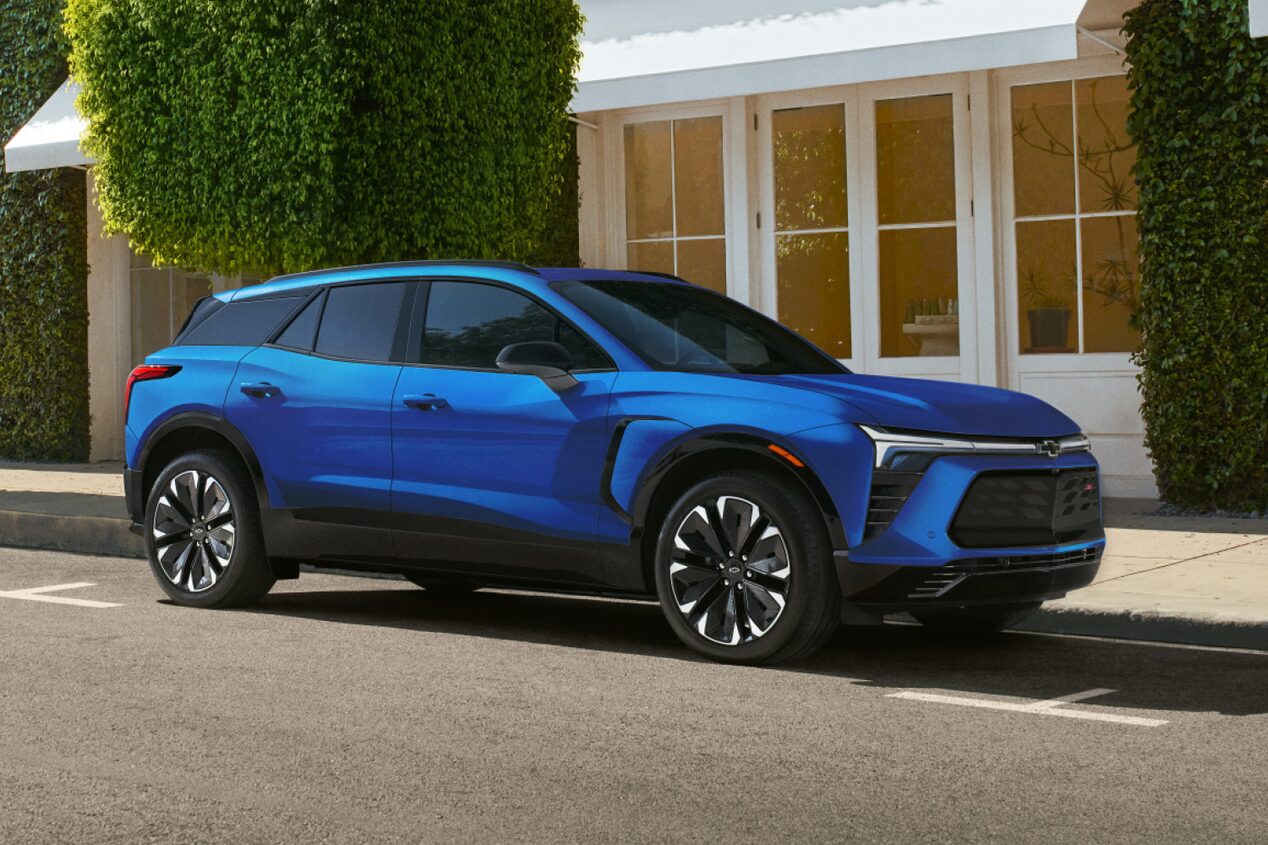 Deportivo diseño exterior de Blazer EV
