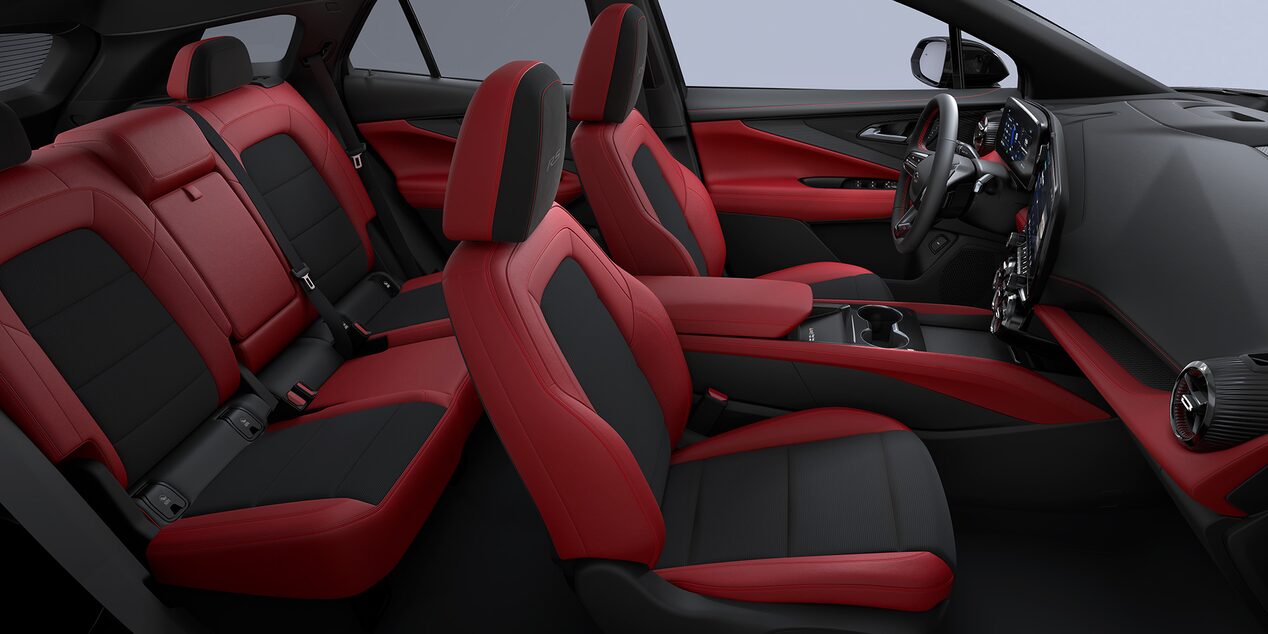 Versión de interior Blazer EV adreline red