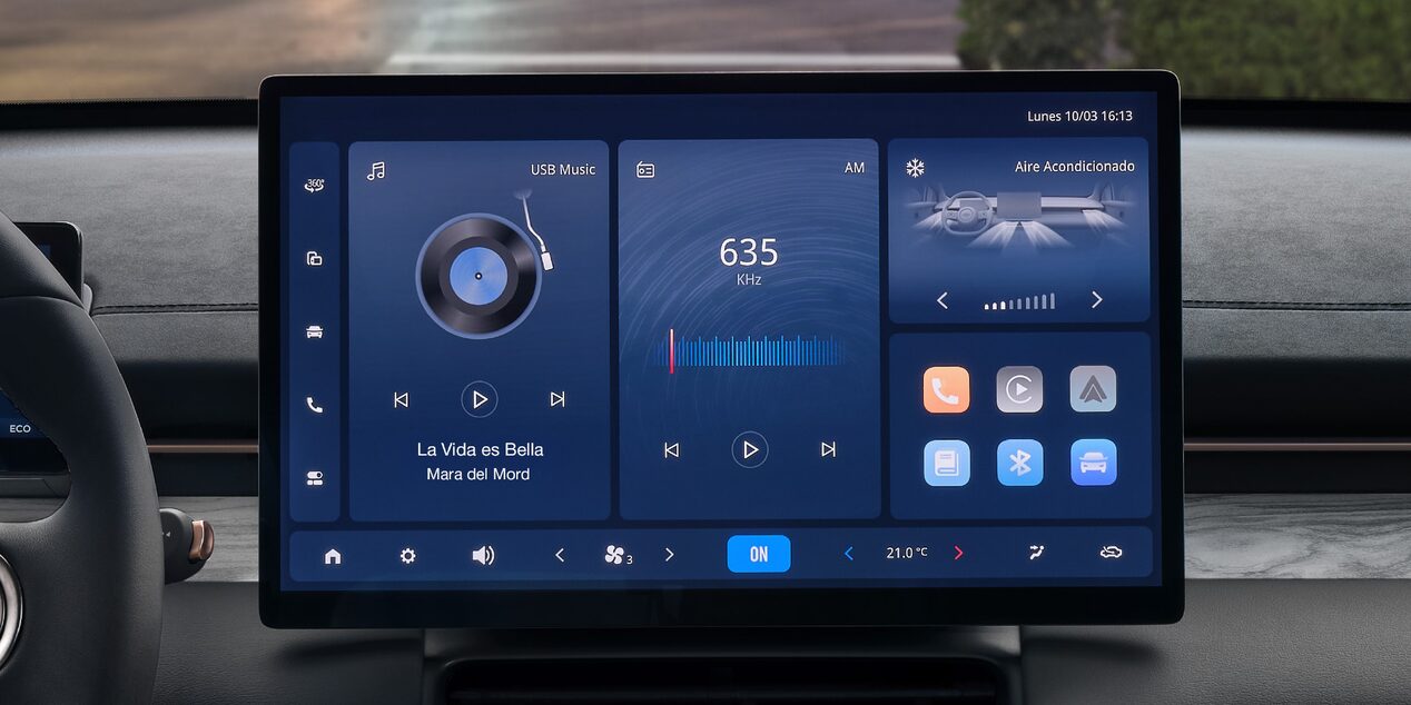 Pantalla de infoentretenimiento de 15 pulgadas, Captiva PHEV