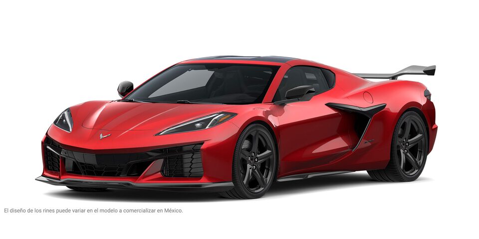 Chevrolet Corvette Z06 2025, auto deportivo de lujo en color Tactical Tint