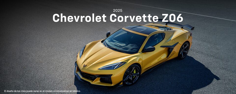 Chevrolet Corvette Z06 2025, tu nuevo auto deportivo de lujo con poderoso motor central y diseñado con acabados premium