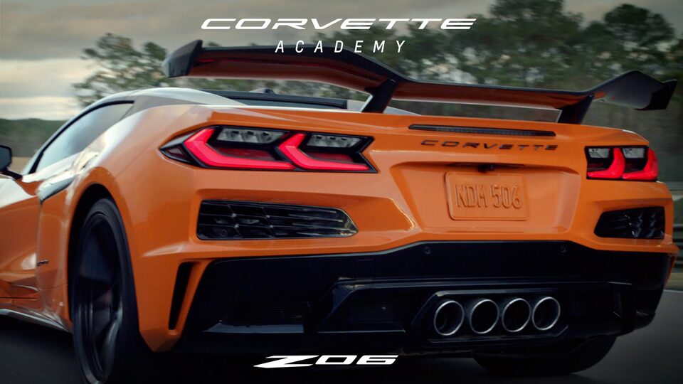 Chevrolet Corvette Z06 2025 con un sistema exclusivo de escape