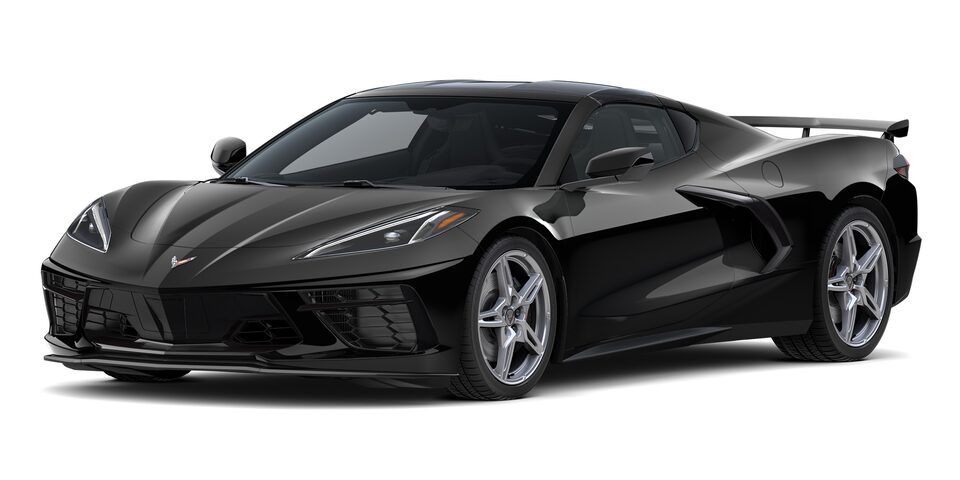 Chevrolet Corvette Stingray 2025 en color black