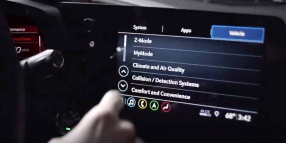 My Mode y Z-Mode, nuevos modos de manejo para Chevrolet Corvette Stingray 2025