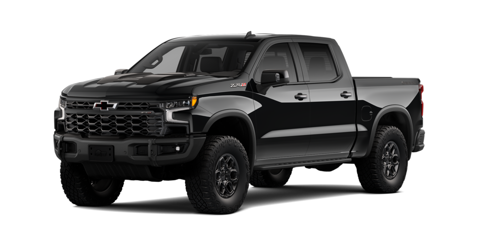 Nueva Chevrolet Cheyenne ZR2 BISON 2025, camioneta pickup color negro