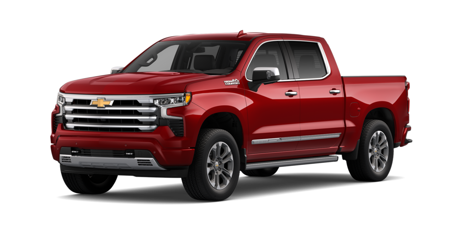 Nueva Chevrolet Cheyenne ZR2 BISON 2025, camioneta pickup color rojo lava