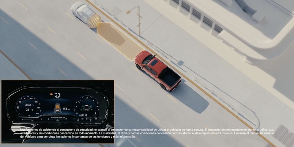 Chevrolet Cheyenne ZR2 Bison 2025, pickup con indicador de distancia