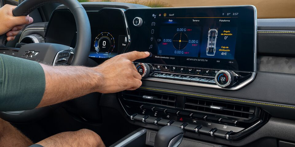 Nueva Chevrolet Colorado, camioneta 4x4 con modo de manejo normal